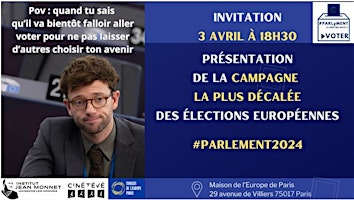 Imagem principal de Campagne #Parlement 2024