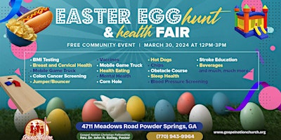 Easter Egg Hunt & Health Fair primary image