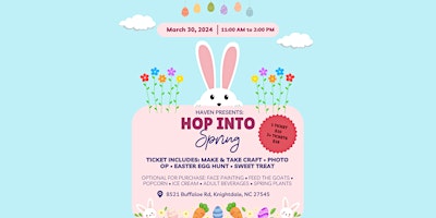 Imagen principal de Hop Into Spring at Haven!