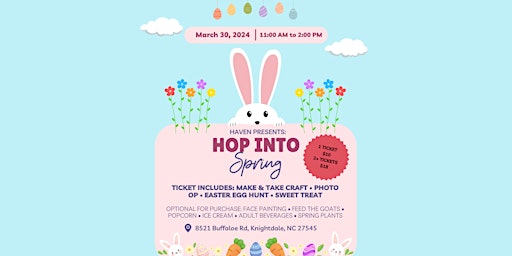 Hop Into Spring at Haven! primary image