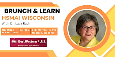 HSMAI Wisconsin Brunch and Learn with Dr. Lalia Rach primary image