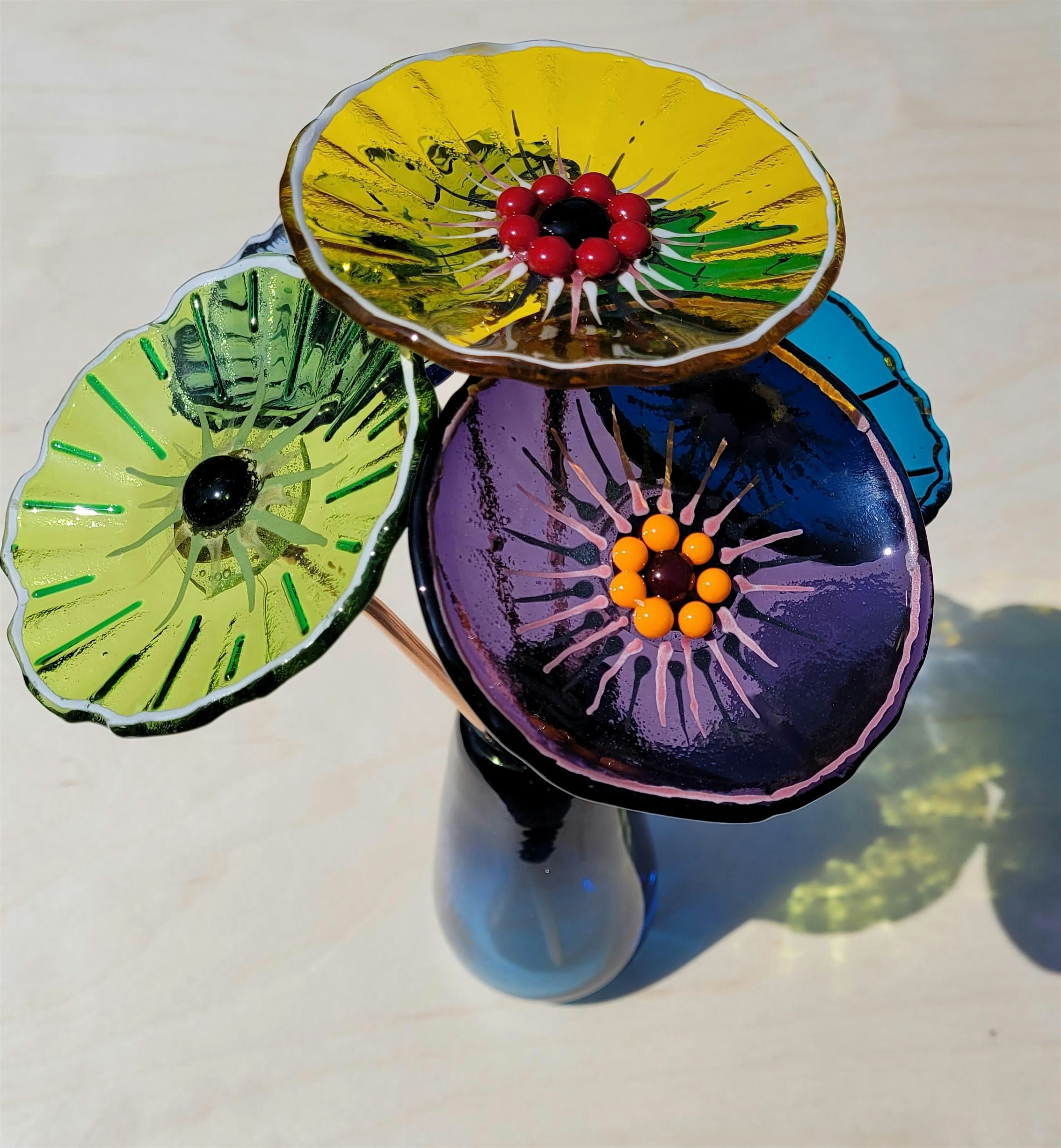 Fantasy Flowers Fused Glass Workshop