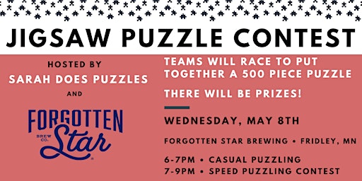 Imagem principal do evento Forgotten Star Brewing Jigsaw Puzzle Contest