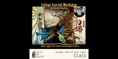 Primaire afbeelding van Collage Journal Workshop with Heather Geoffrey