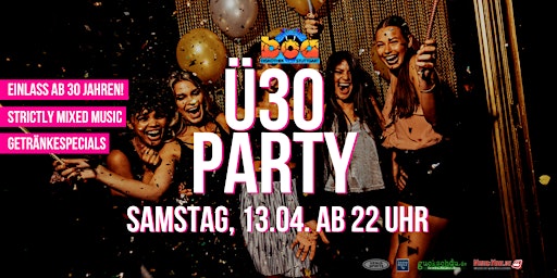 Boa Ü30-Party - Sa, 13.04. ab 22 Uhr - Boa Discothek Stuttgart primary image