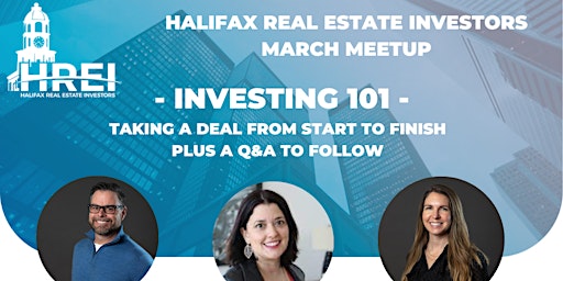 Hauptbild für Real Estate Investing 101 in Nova Scotia with Q&A