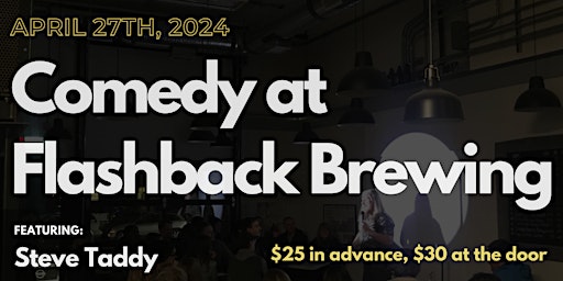 Imagem principal de Stand-up Comedy at Flashback Brewing