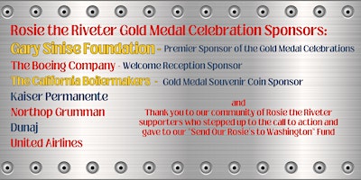American Icon Rosie the Riveter Congressional Gold Medal Special Events primary image