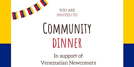 Community Dinners-Supporting Venezuelan Chefs