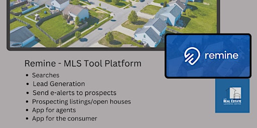 Primaire afbeelding van Remine - MLS tools platform