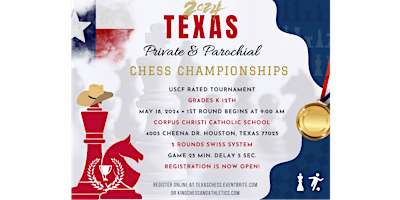 Imagen principal de 2024 Texas Private & Parochial School Chess Championships