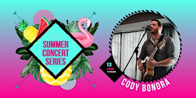 Imagem principal de 2024 Poolside Summer Concert Series feat. Cody Bondra