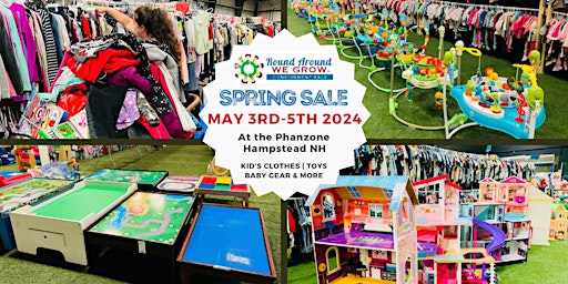 Image principale de Spring 2024 HUGE Kid's Consignment Sale Event - Round Around We Grow NH