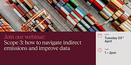 Hauptbild für Scope 3: how to navigate indirect emissions and improve data