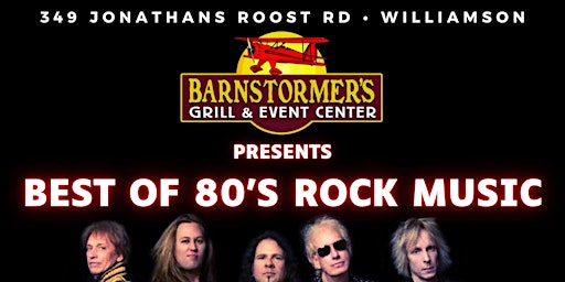 Imagem principal do evento Barnstormer’s  Presents SHYANNE  “Best of 80’s Rock Music!”