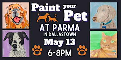 Primaire afbeelding van Paint Your Pet Paint Night