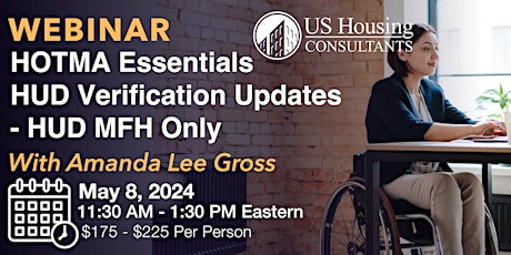 HOTMA Essentials - HUD Verification Updates - HUD MFH Only