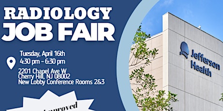 Jefferson New Jersey Radiology Job Fair