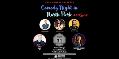 Imagem principal do evento Comedy Night in North Park