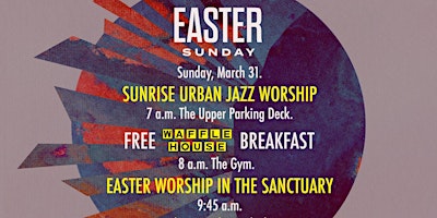 Imagem principal do evento Easter Sunday, Sunrise Urban Jazz Worship