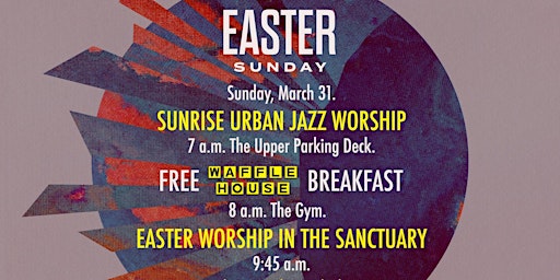 Primaire afbeelding van Easter Sunday, Sunrise Urban Jazz Worship