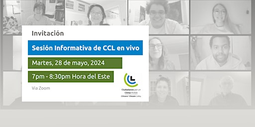 Hauptbild für Sesión Informativa de CCL en vivo de mayo 2024