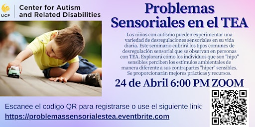 Imagem principal do evento Problemas Sensoriales en el TEA | #4461
