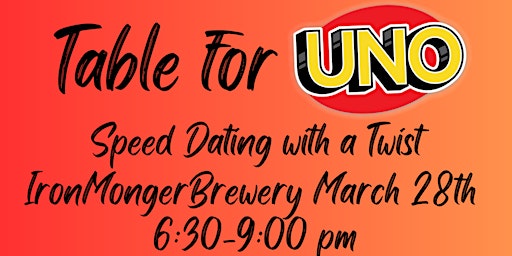 Imagem principal de Minutes to Mingle ~ UNO Speed Dating Ages 30-45