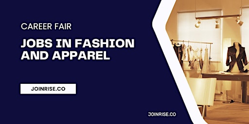 Job Fair in Fashion and Apparel -  Virtual Career Fair primary image