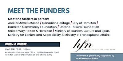 Meet the Funders 2024 primary image