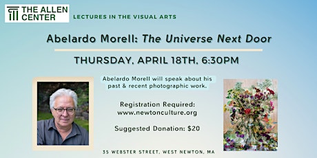 Artist Talk: Abelardo Morell - The Universe Next Door