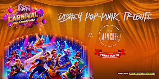 Imagen principal de Disney Pop Punk Tribute Ft. The Man Cubs - Early Show + All Day Pass