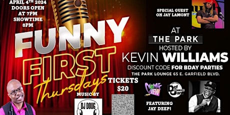 Funny First Thursdays @The Park Supper Club