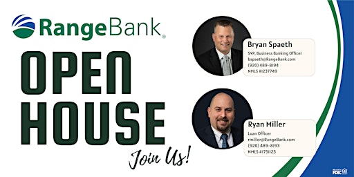 Imagem principal do evento Range Bank - Green Bay Open House