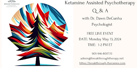 Ketamine Assisted Psychotherapy -  Q & A
