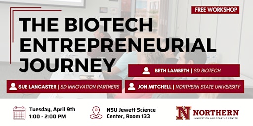 The Biotech Entrepreneurial Journey primary image