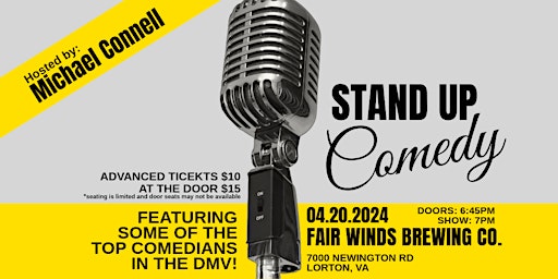 Primaire afbeelding van 4/20 Live Comedy at Fair Winds Brewing Co.