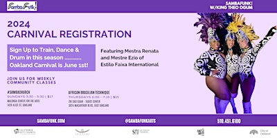 Imagem principal de SambaFunk! 2024 Carnival Registration