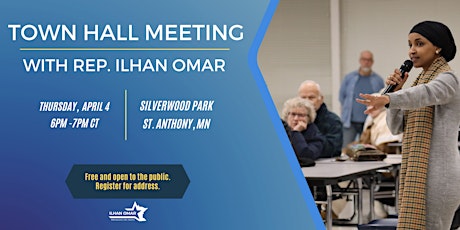 Rep. Omar's In-Person Town Hall