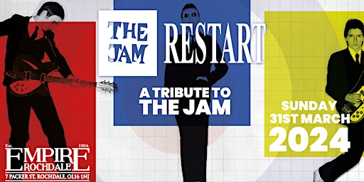 Imagem principal do evento The Jam Restart- Tribute to The Jam Full Band