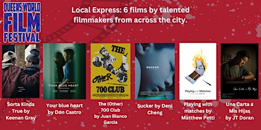 Primaire afbeelding van Local Express: 6 films by talented filmmakers from across the city.