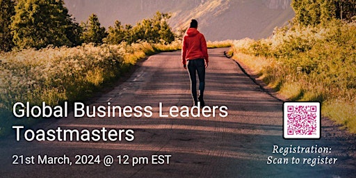 Hauptbild für Global Business Leaders Toastmasters Club Meeting