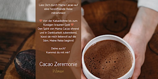 Imagem principal do evento ONLINE Cacao Zeremonie