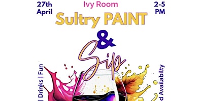 Sultry Paint & Sip primary image