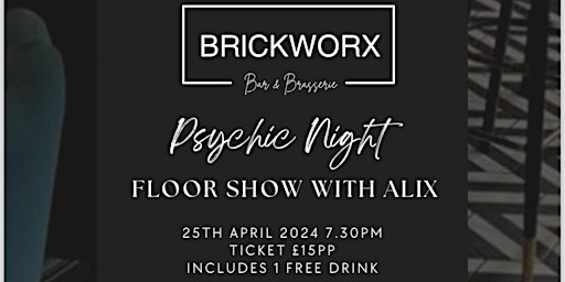 Imagem principal do evento Psychic Night with Alix