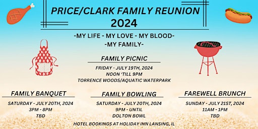 Imagem principal do evento PRICE / CLARK FAMILY REUNION 2024