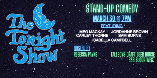 Primaire afbeelding van Saturday Standup Comedy at Tallboys - The Tonight Show!