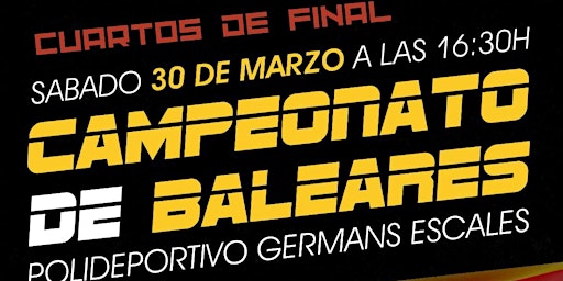 Campeonato de Baleares de Boxeo 2024 (Cuartos de Final) primary image