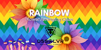 Rainbow Flower Arranging Class primary image