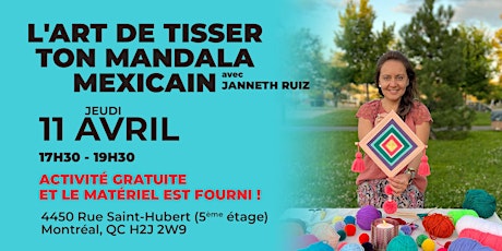 L'art de tisser ton mandala mexicain